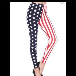 USA American flag leggings TC 🇺🇸